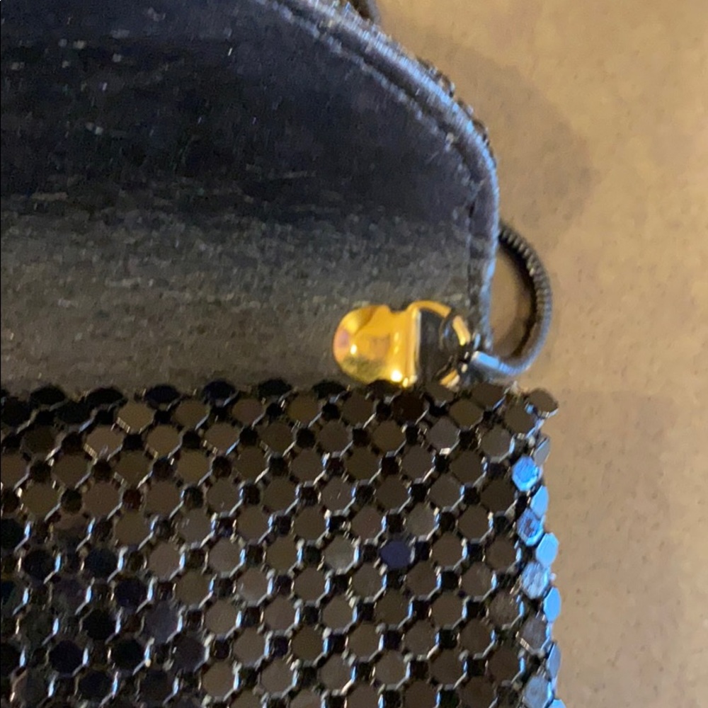 Vintage Black Chainlink Mini Evening Bag - Picture 6 of 9